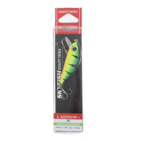 Воблер SKYFISH "L-MINNOW" SINKING 44 мм, 5 гр, 0-0.5 м, цвет: #C12